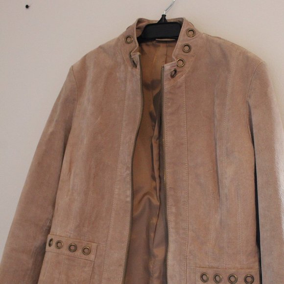 Suede Jacket Womens Size M - Picture 4 of 6